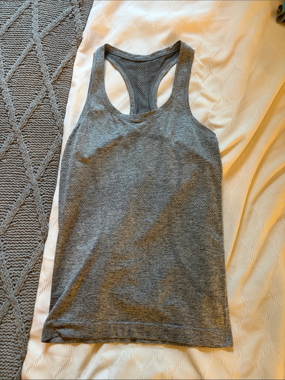 LULULEMON Gray Swiftly Tech Racerback Tank